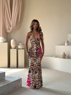 LEOPARD GOLD RING MAXI