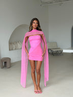 PINK LACE MINI & SCARF