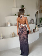 LEOPARD GRADIENT MAXI