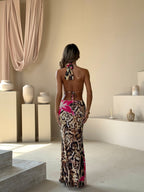 LEOPARD GOLD RING MAXI